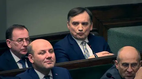 Ziobro w ławach rządowych