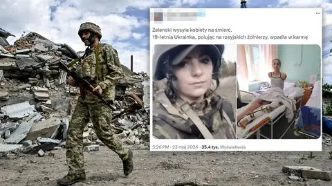 Ranna nastoletnia Ukrainka. "To Rosjanie tak ją urządzili"?