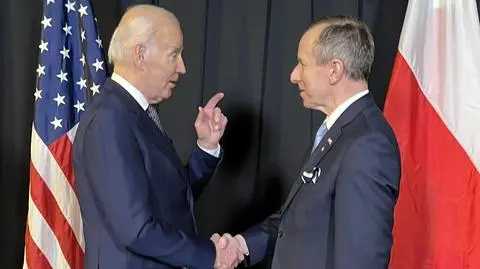 Joe Biden i Tomasz Grodzki