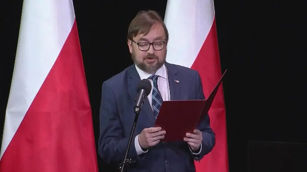 Szrot odczytał list premiera Mateusza Morawieckiego podczas gali Virtus et Fraternita