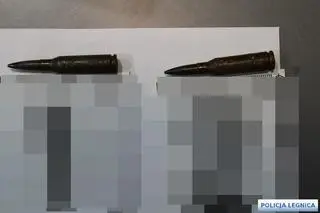 Znaleziono dwie sztuki amunicji
