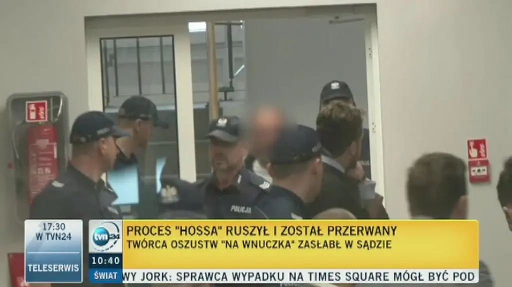 Hoss zasłabł w sądzie