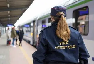 Mężczyzna był agresywny i kopnął funkcjonariuszkę Straży Ochrony Kolei