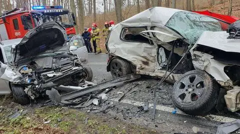 Dwie osoby zginęły w wypadku w okolicy Barlinka