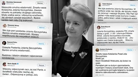 Wielkie serce i olbrzymia wrażliwość. Politycy żegnają Jolantę Szczypińską