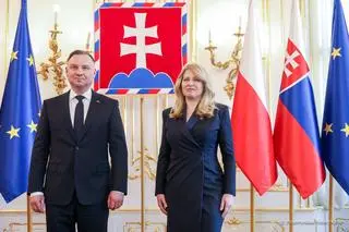 Andrzej Duda i Zuzana Czaputova