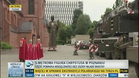 5-metrowy Chrystus stanął w Poznaniu