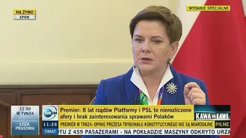 Premier: nie zgodzę się by polityk zagraniczny wtrącał się w polskie sprawy