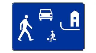 D-40 "strefa zamieszkania"