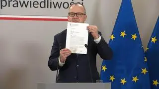 Adam Bodnar na konferencji prasowej 
