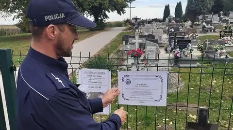 Policyjne klepsydry przy cmentarzach i kościołach. Specjalnie dla seniorów