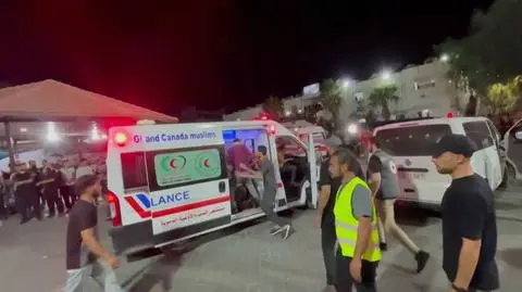 Doniesienia o setkach ofiar ataku na szpital w Gazie. Hamas wini izraelski nalot, Izrael zaprzecza