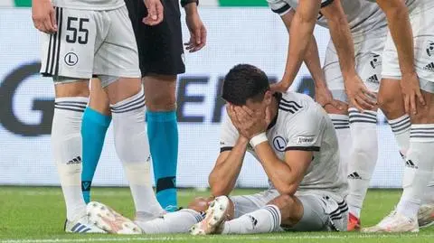 Dramat legionisty. Cieszył się z gola, skończyło się poważną kontuzją