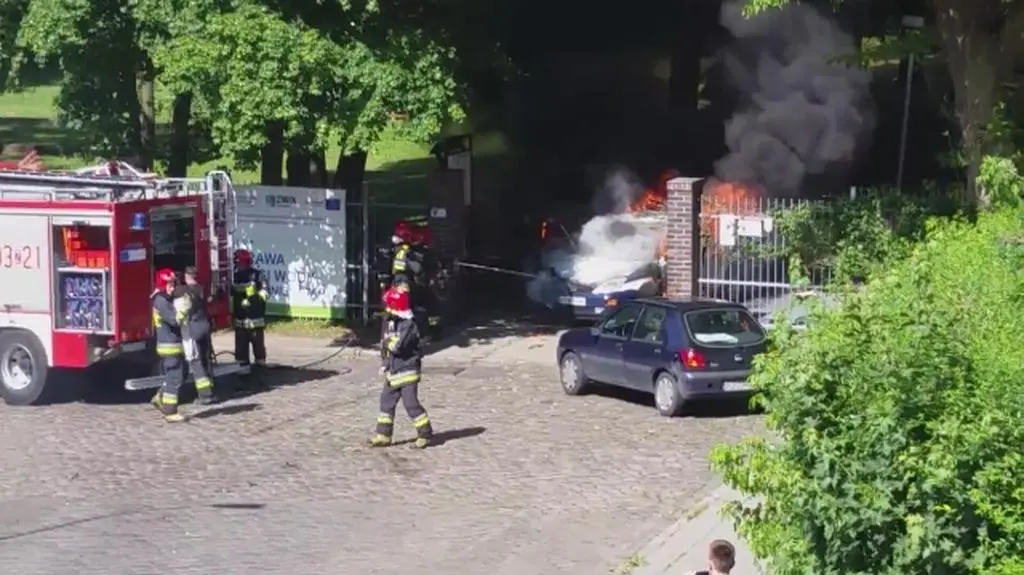 Na miejsce przyjechała straż pożarna