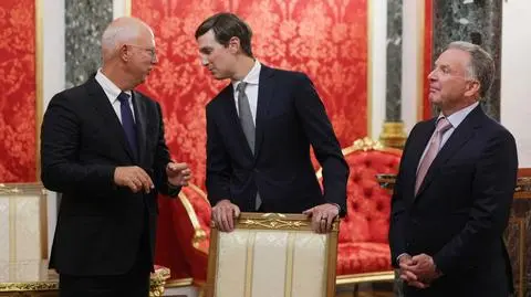 Kiriłł Dmitrijew, Jared Kushner i Steve Witkoff 