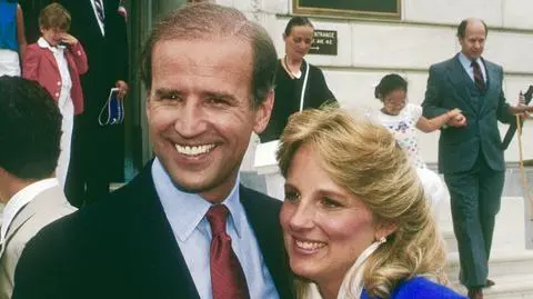 Joe i Jill Biden w 1987 roku