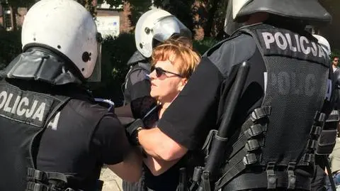 Interwencja policji wobec Anny z 6 maja 2018 roku w Katowicach