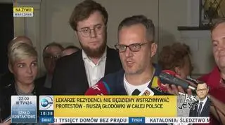 "Protest rozlewa się na cały kraj". Do głodówki lekarzy rezydentów przyłączą się inne zawody medyczne