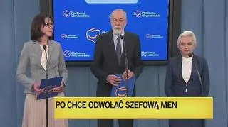 PO: minister edukacji zasłużyła na wniosek o wotum nieufności