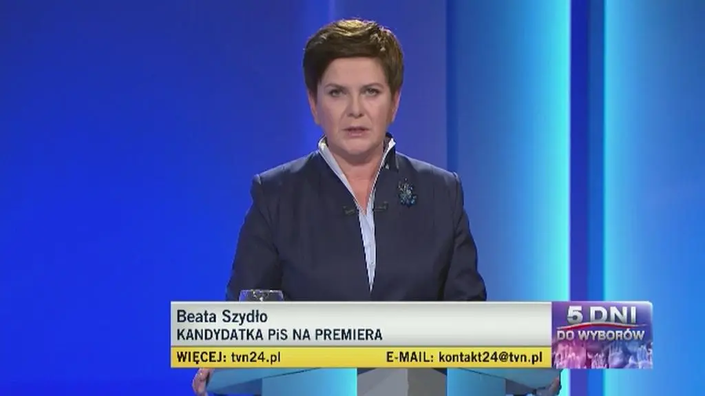 Beata Szydło odpowiada na pierwsze pytanie