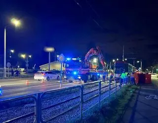 82-latka wpadła pod tramwaj. Nie żyje