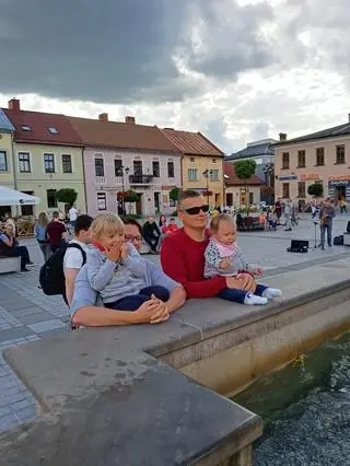 Małgorzata i Andrzej z dziećmi