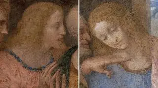 Święty Jakub i święty Jan na "Ostatniej wieczerzy" Leonarda da Vinci