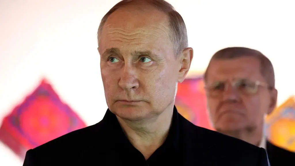 Władimir Putin w czasie wizyty w Dagestanie. Zdjęcie z 28 czerwca 
