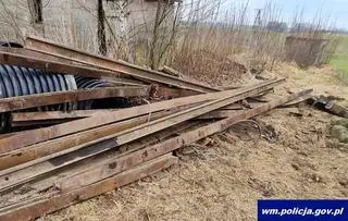 Mężczyźni ukradli tory kolejowe, zostali zatrzymani
