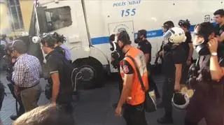 Policja na placu Taksim