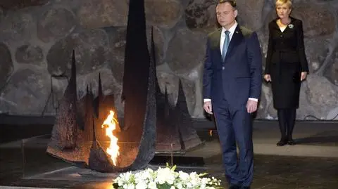 Andrzej Duda w Yad Vashem