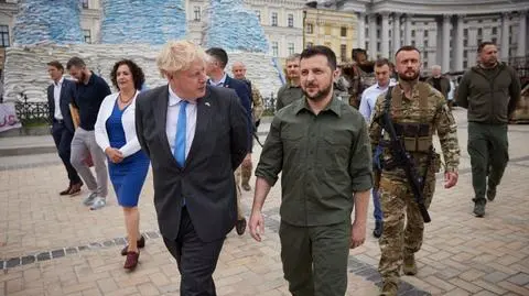 Dziękują Johnsonowi, "prawdziwemu przyjacielowi Ukrainy"