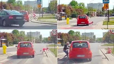 Dziewczynka została potrącona przez samochód osobowy