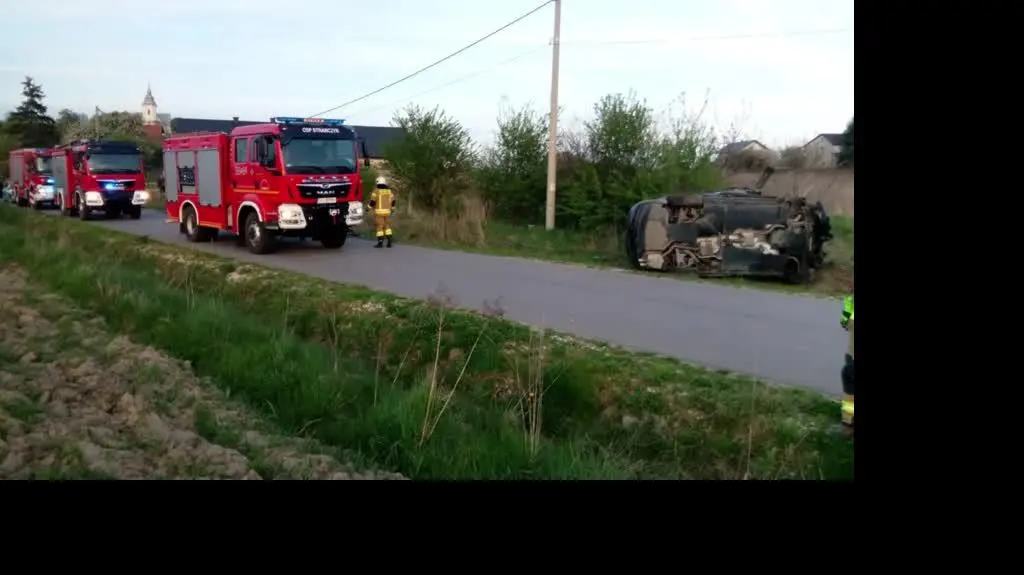 Wypadek pod Kielcami