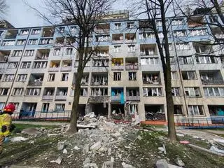 Wybuch gazu w bloku w Tychach