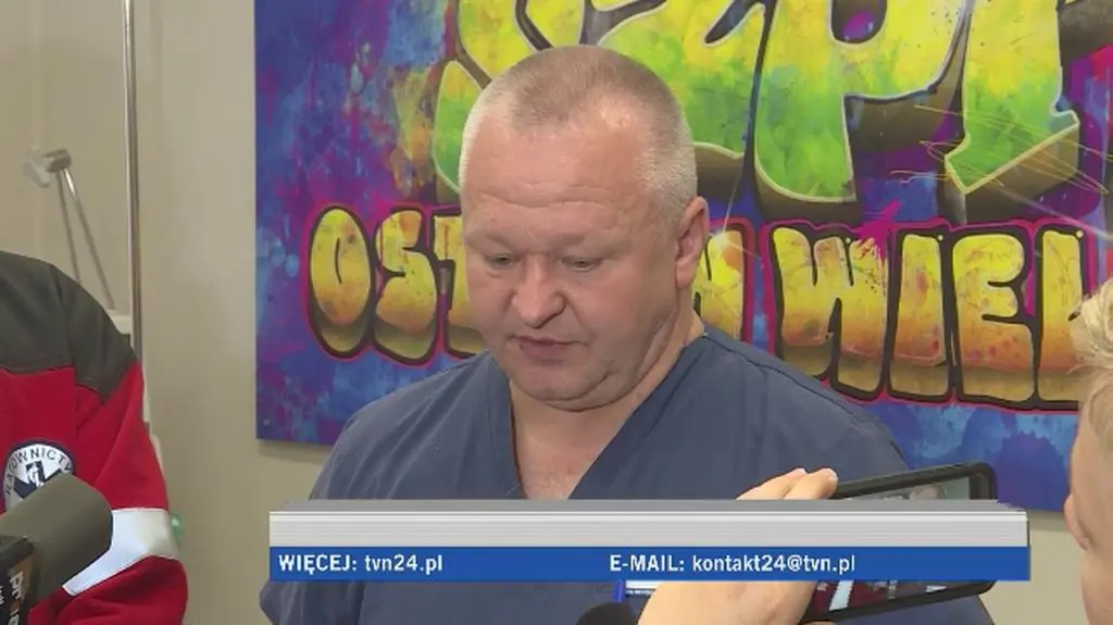 Lekarze o stanie zdrowia dziecka które wpadło do studni (wideo archiwalne)