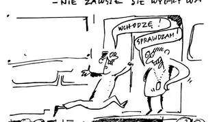 Jazda na gapę jest jak hazadr