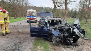 Pięć osób trafiło do szpitala, w tym 18-latka, która wypadła z auta