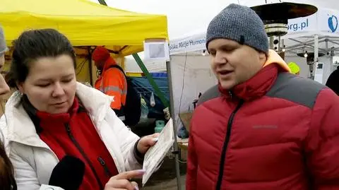 Ivan i Olya rozdawali w Dorohusku płyty 