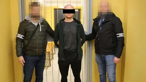 Zatrzymany przez policję 30-latek trafił do aresztu. 