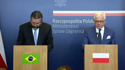 Szef MSZ o możliwości rozwoju współpracy między polskim i brazylijskim przemysłem obronnym