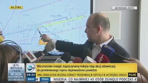 W nocy nie udało się dotrzeć do górników