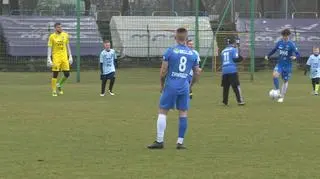 Mecz Hutnika Kraków z podopiecznymi stowarzyszenia Tęcza
