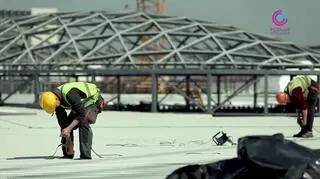 Na dachu nowego dworca