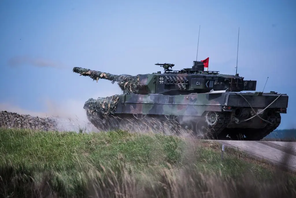 Leopard 2 należący do Bundeswehry