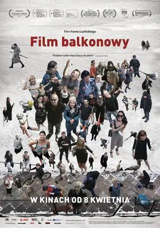 Plakat promujący "Film balkonowy" Paweł Łozińskiego