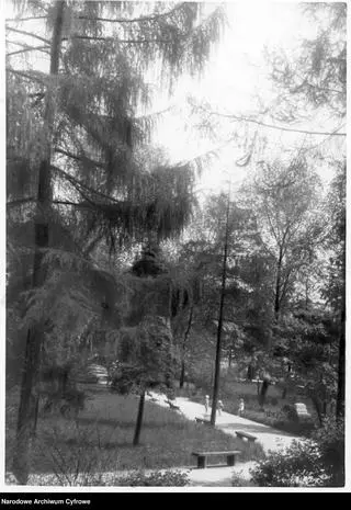 Park Bednarskiego w Krakowie w 1940 roku