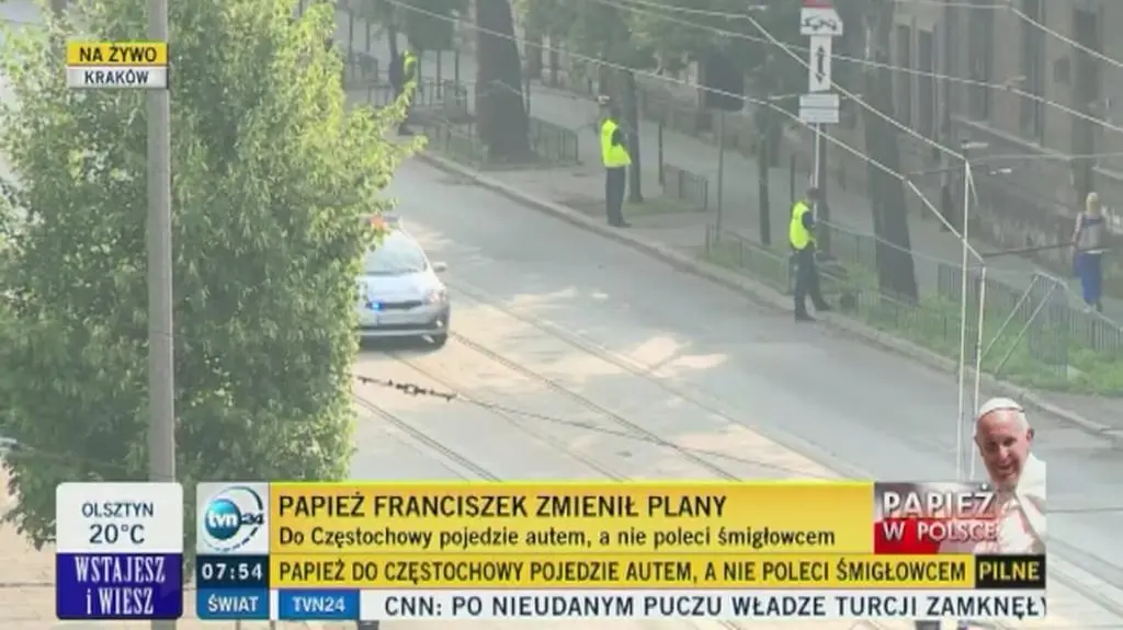 Papież jedzie do Częstochowy