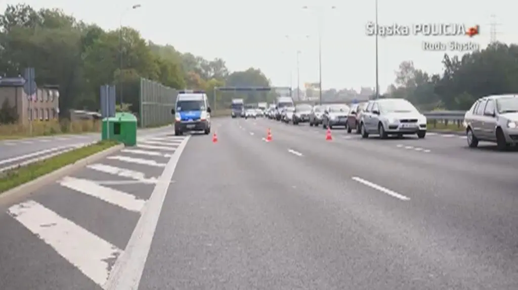 Wypadek na DTŚ w Rudzie Śląskiej