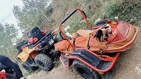 Po wypadku w górach jego pies nie odstąpił go na krok. Ratownicy zabrali ich razem